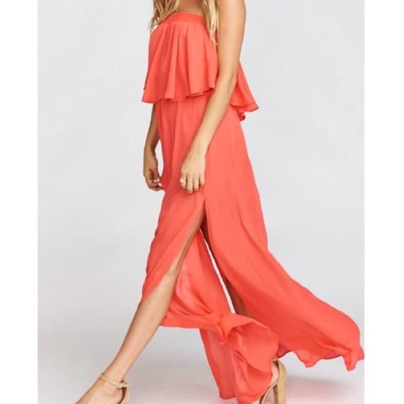 NWT Show Me Your Mumu Hacienda Red Maxi Dress - Picture 1 of 12